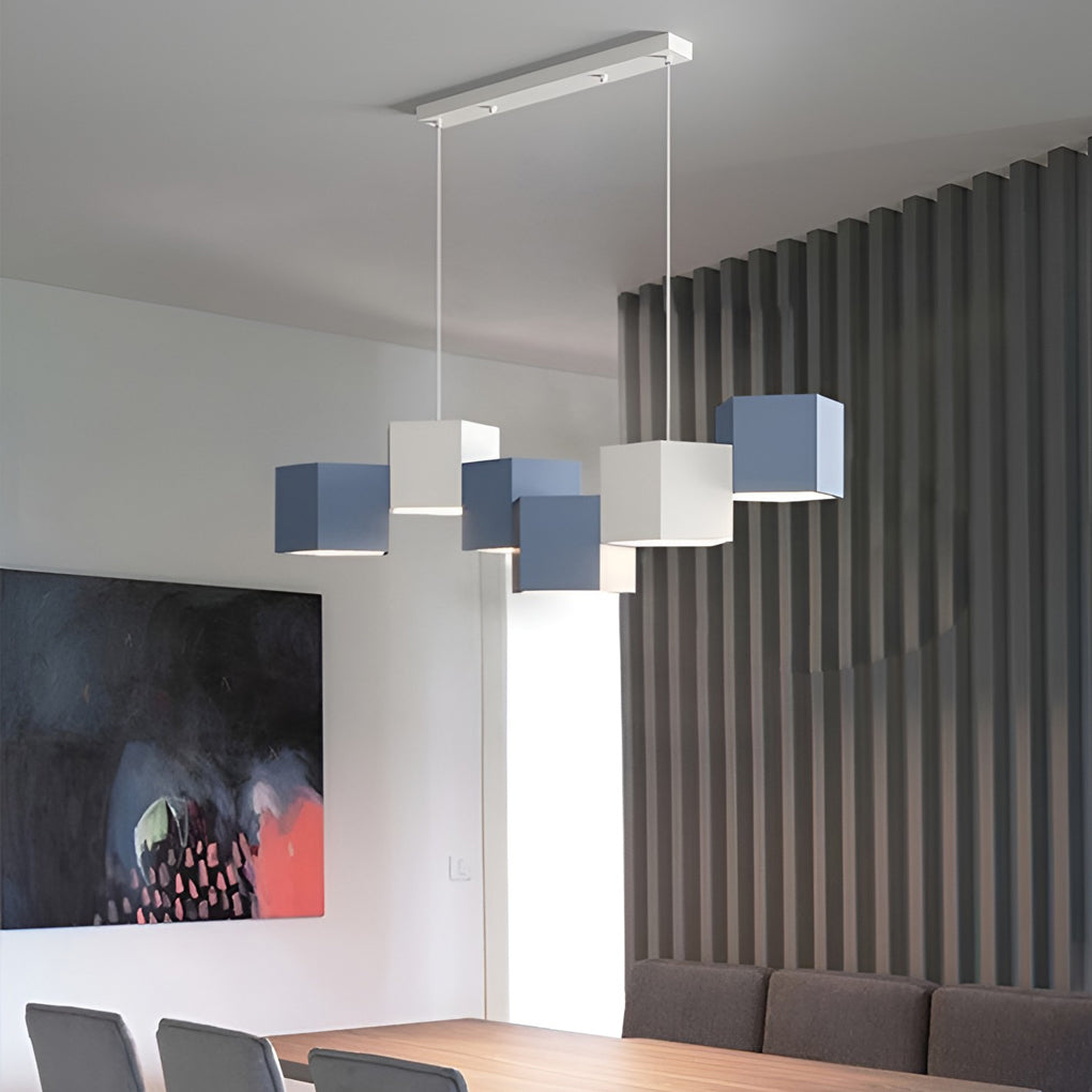 Creative Geometric LED Industrial Style Chandeliers Pendant Light Hanging Lamp