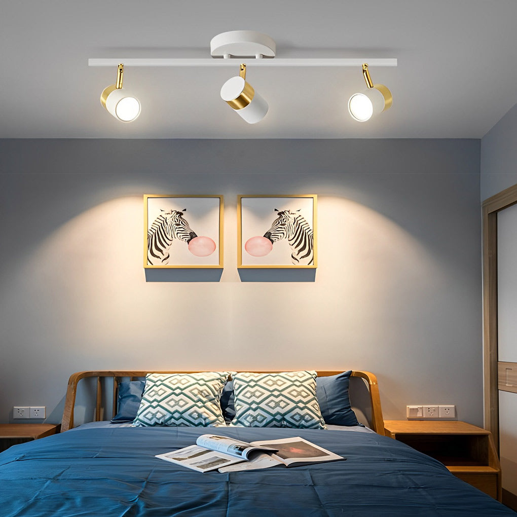 3/4/5 Lights GU10 LED Adjustable COB Surface Mounted Track Spotlight - Dazuma