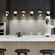 Rotatable Creative Electroplated Metal LED Nordic Chandelier Pendant Lights - Dazuma