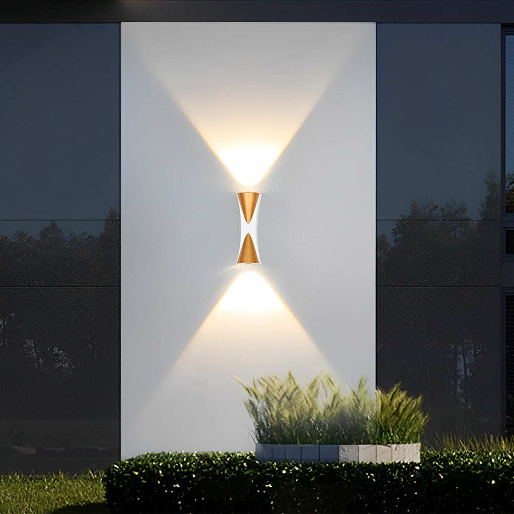 Creative Up and Down Lights LED Waterproof Modern Outdoor Wall Lamp