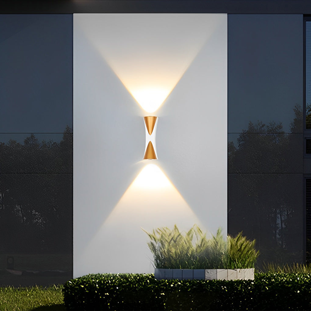 Creative Up and Down Lights LED Waterproof Modern Outdoor Wall Lamp ...