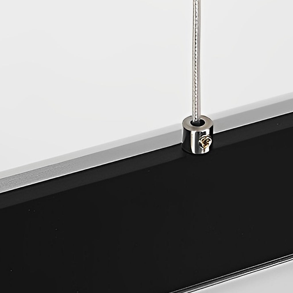 Minimalist Creative LED Linear Lights Neutral Light Metal Modern Pendant Light