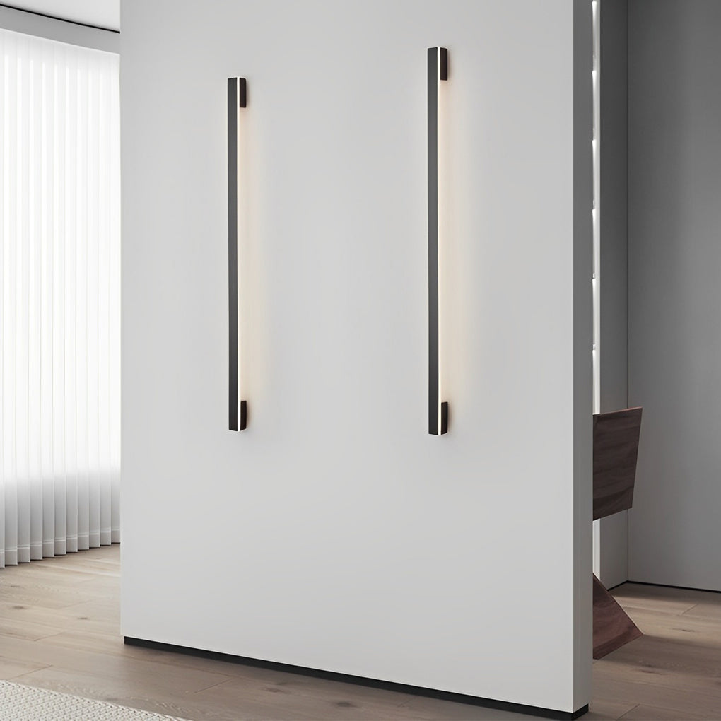 Minimalist LED Linear Lights Three Step Dimming Copper Modern Wall Lamp