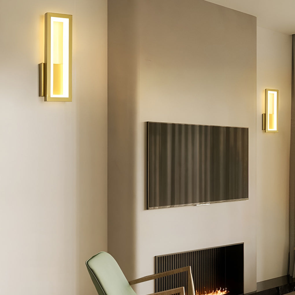 Rectangular LED Modern Wall Lamp Wall Sconce Lighting Wall Light Fixture