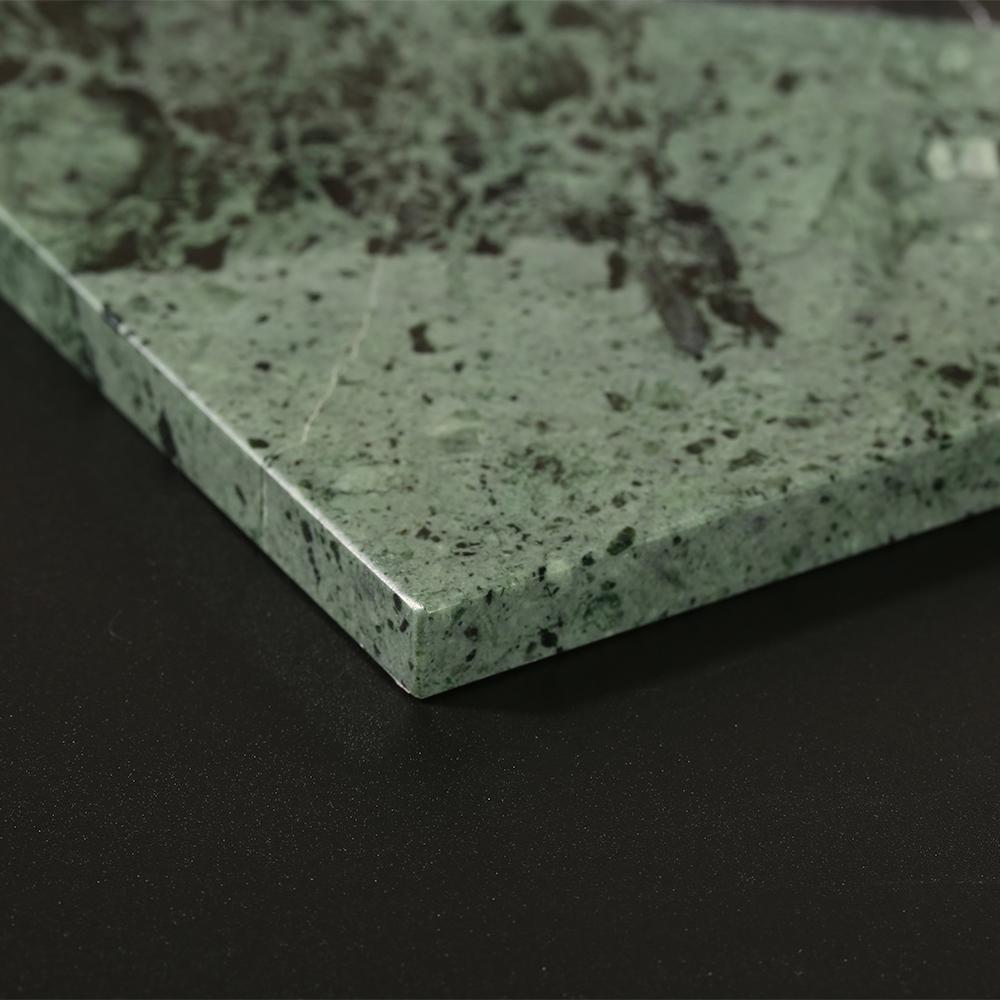 Marble Rectangular Serving Platter Cutting Board Appetizer Platter Black Green White