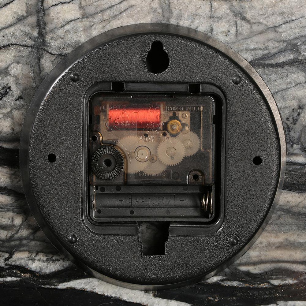 Modern Rustic Marble Desk Clock Antique Personalized Table Clocks Round