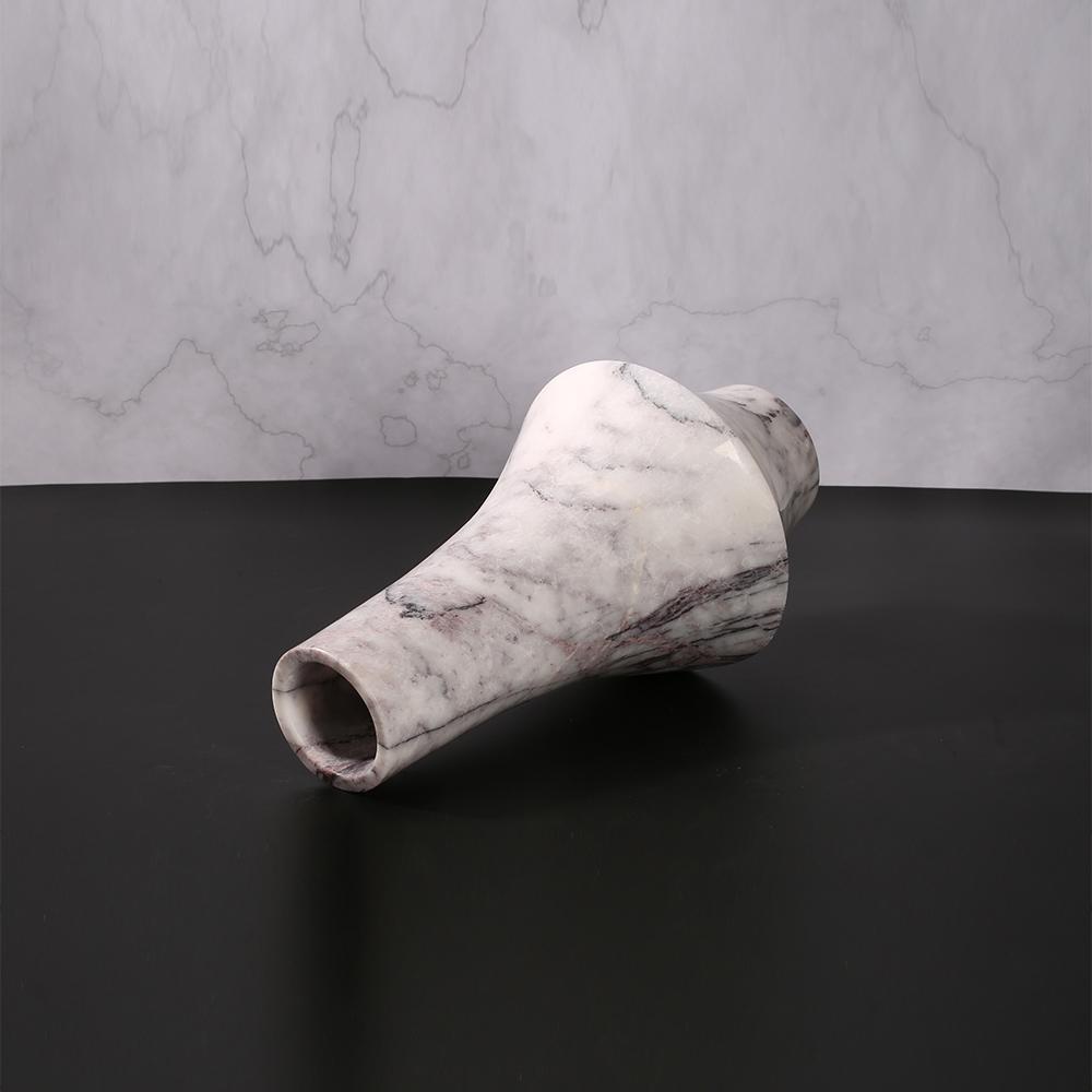 Marble Modern White Flower Vase Table Decorative Vases Small Plant Vase