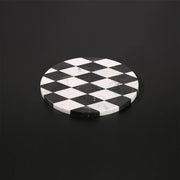 Round Marble Serving Board Sushi Platter Cheese Platter Black White