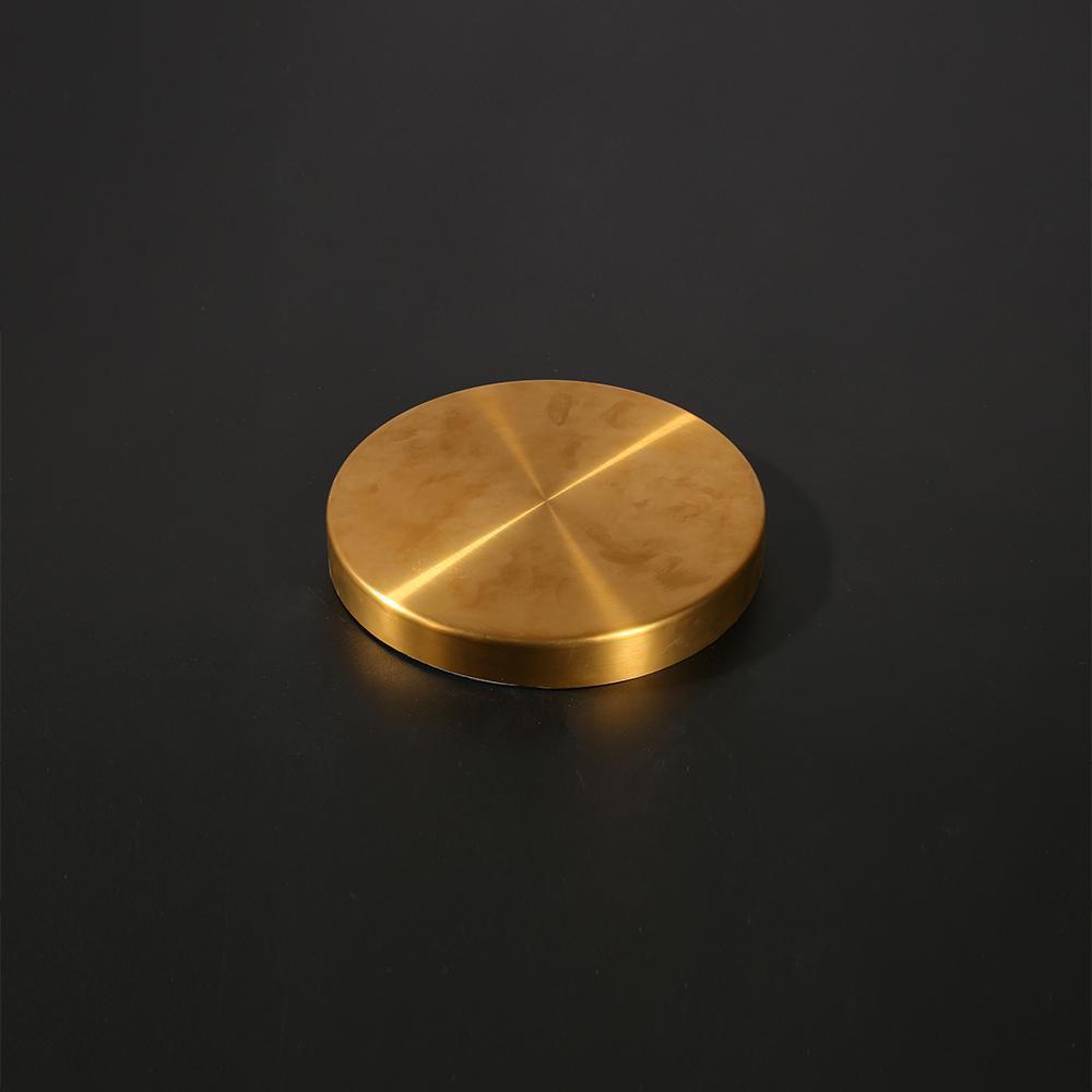 Small Marble Trinket Tray Change Ring Storage Tray with Gold Edge White Round