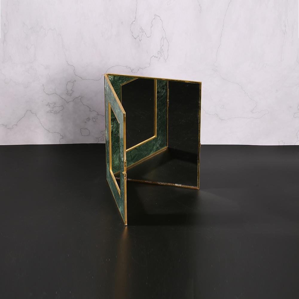 8'' x 8'' Vintage Personalized Marble Picture Frames Set of 2