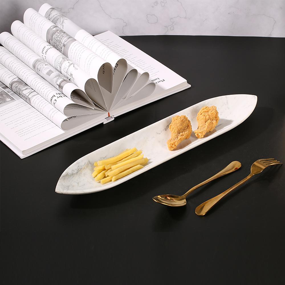 Oval White Marble Dinner Plates Farmhouse Unique Fancy Dinner Plates