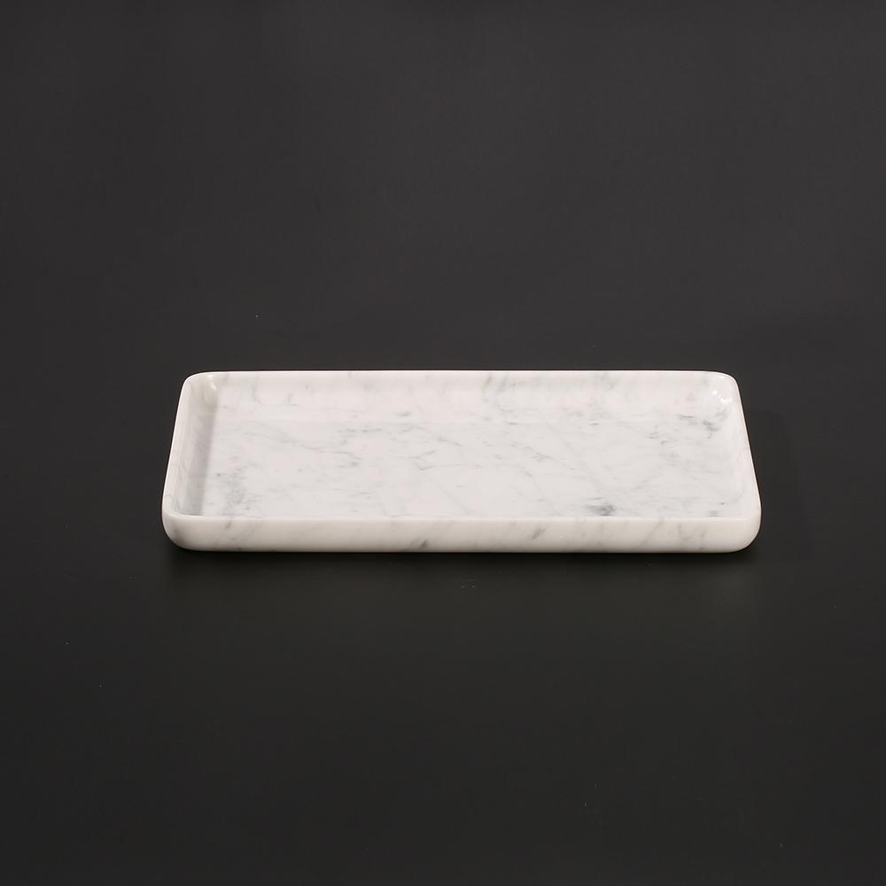 Marble White Rectangular Dinner Plates Steak Chicken Dinner Plate Chargers