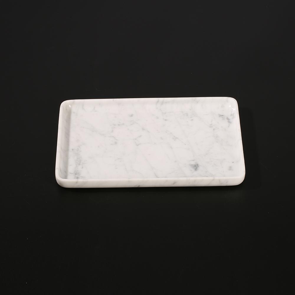 Marble White Rectangular Dinner Plates Steak Chicken Dinner Plate Chargers