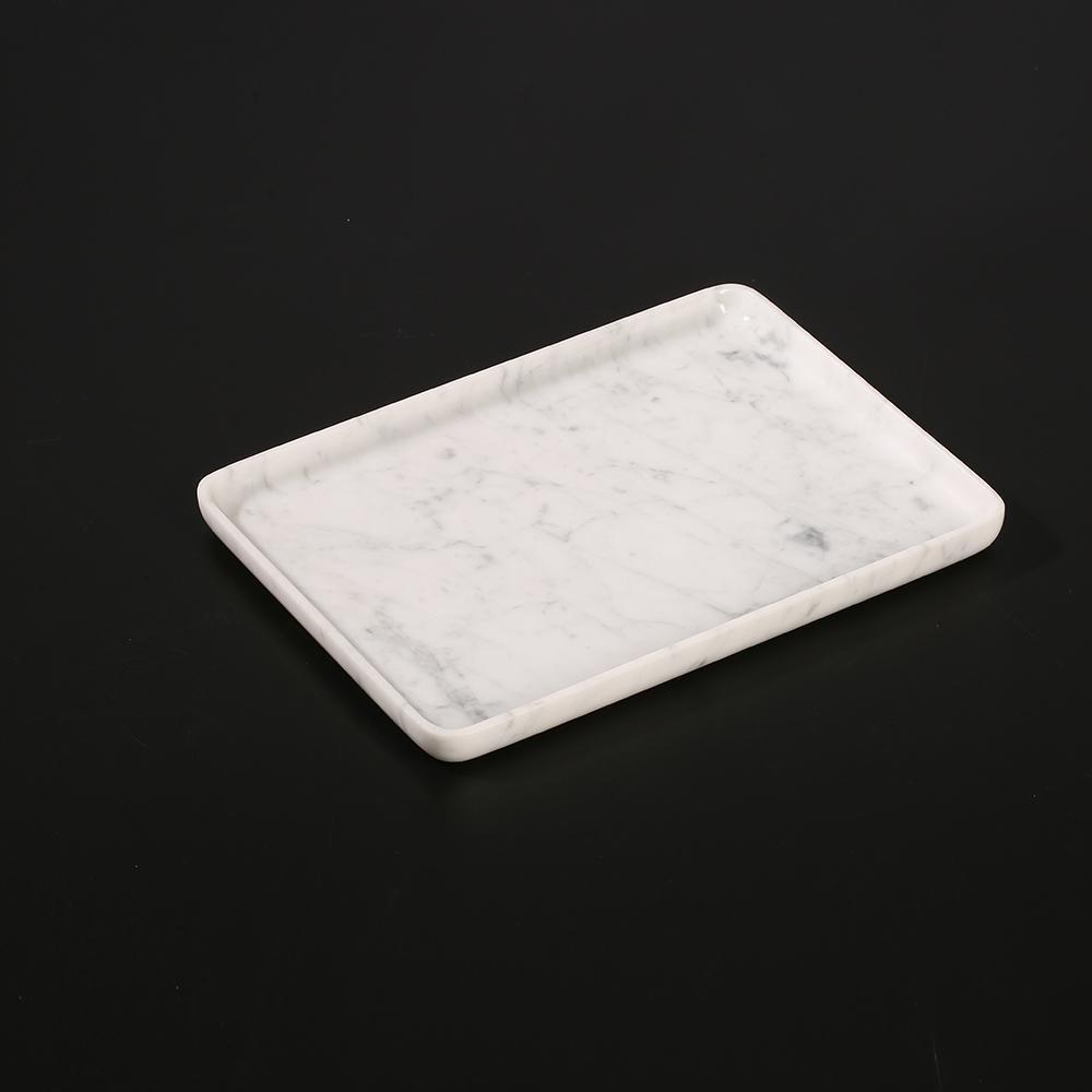 Marble White Rectangular Dinner Plates Steak Chicken Dinner Plate Chargers