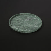 Marble Modern Serving Tray Coffee Table Sushi Fruit Platter Green Round