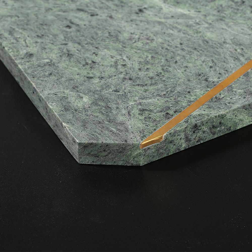 Square Light Green Marble Dinner Plates Modern Farmhouse Flat Dinner Plates