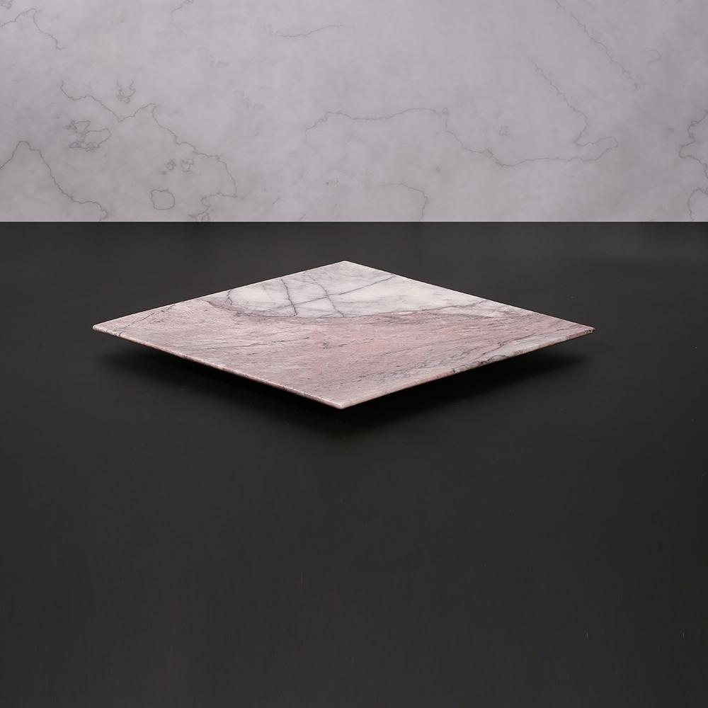 Square Marble Purple White Vintage Dinner Plates Christmas Dinner Plates