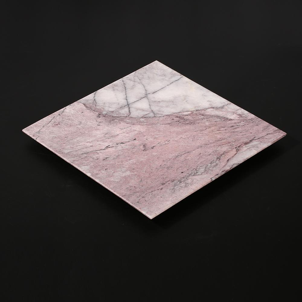 Square Marble Purple White Vintage Dinner Plates Christmas Dinner Plates