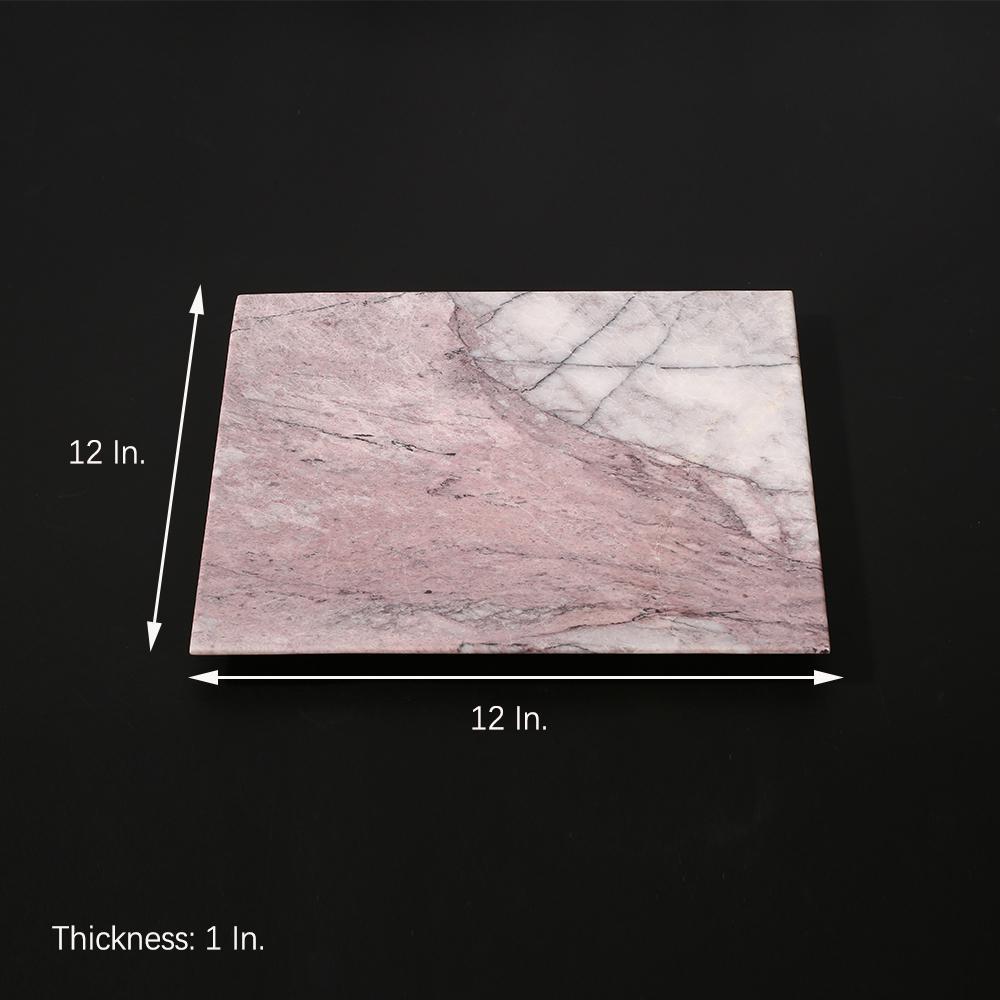 Square Marble Purple White Vintage Dinner Plates Christmas Dinner Plates