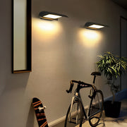 Curved Outdoor Waterproof LED Black Modern Minimalist Wall Lamp Exterior Lighting | Dazuma