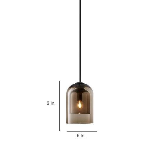 Nordic Glass Metal Industrial Pendant Light for Living Room Ceiling Light