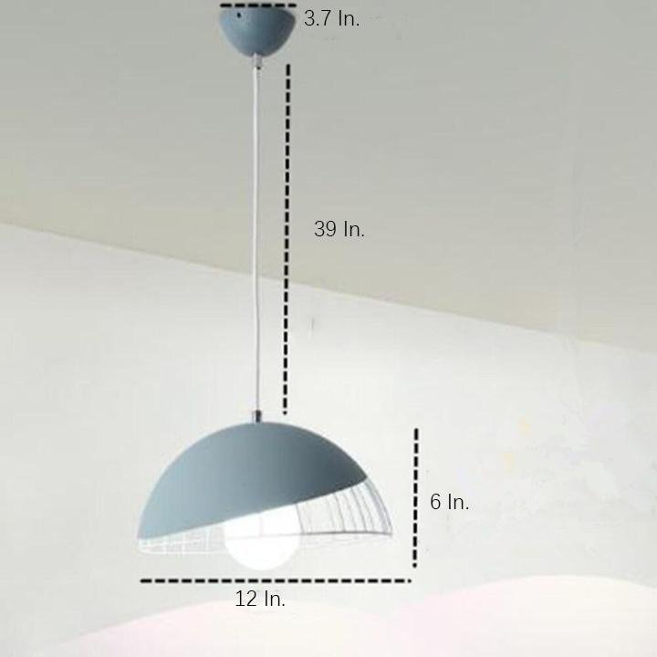 Creative Metal Semi Globular Design Led Modern Kitchen Island Lighting
