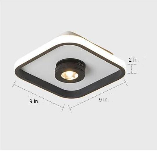 Rounded Square Adjustable Circular Spotlight LED Modern Ceiling Lights