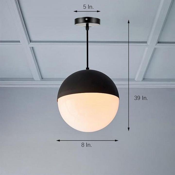 Glass Globe Shaped LED Nordic Pendant Light Chandeliers Hanging Lamp