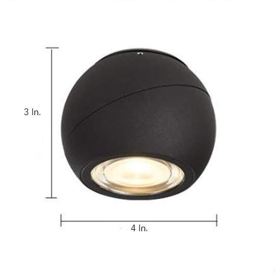 Minimalist Globe Design LED Modern Spotlight Ceiling Lights Flush Mount Lighting