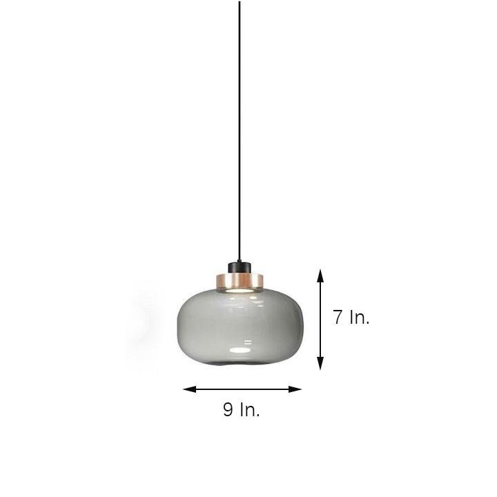 Round Globe LED Nordic Glass Pendant Light Hanging Lamp Island Lights