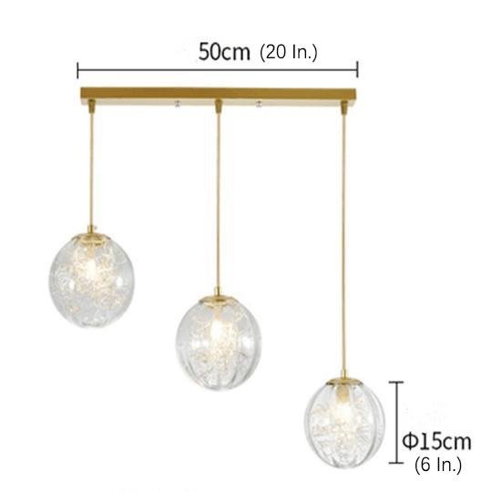 Nordic Artistic Glass Pendant Lighting Globe Pendant Lighting