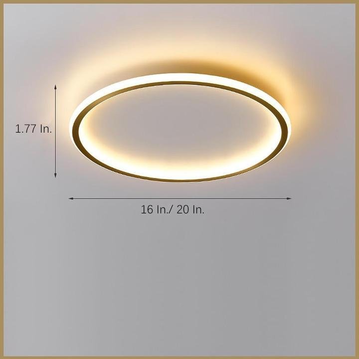Circle Design Minimalist Nordic Integrated LED Flush Mount Ceiling Light
