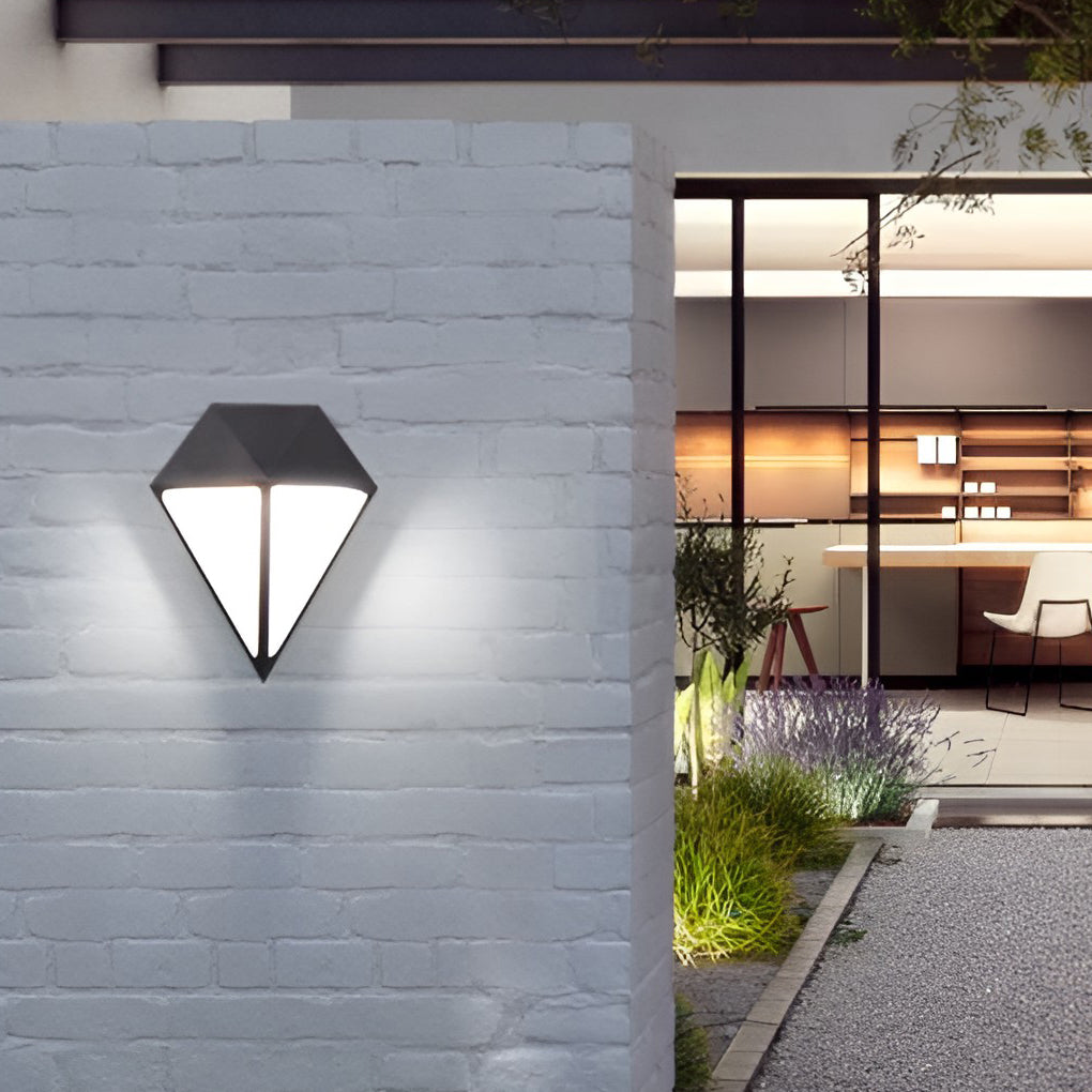 Creative Geometric LED Waterproof Modern Outdoor Wall Lamp Wall Lights Fixture | Dazuma