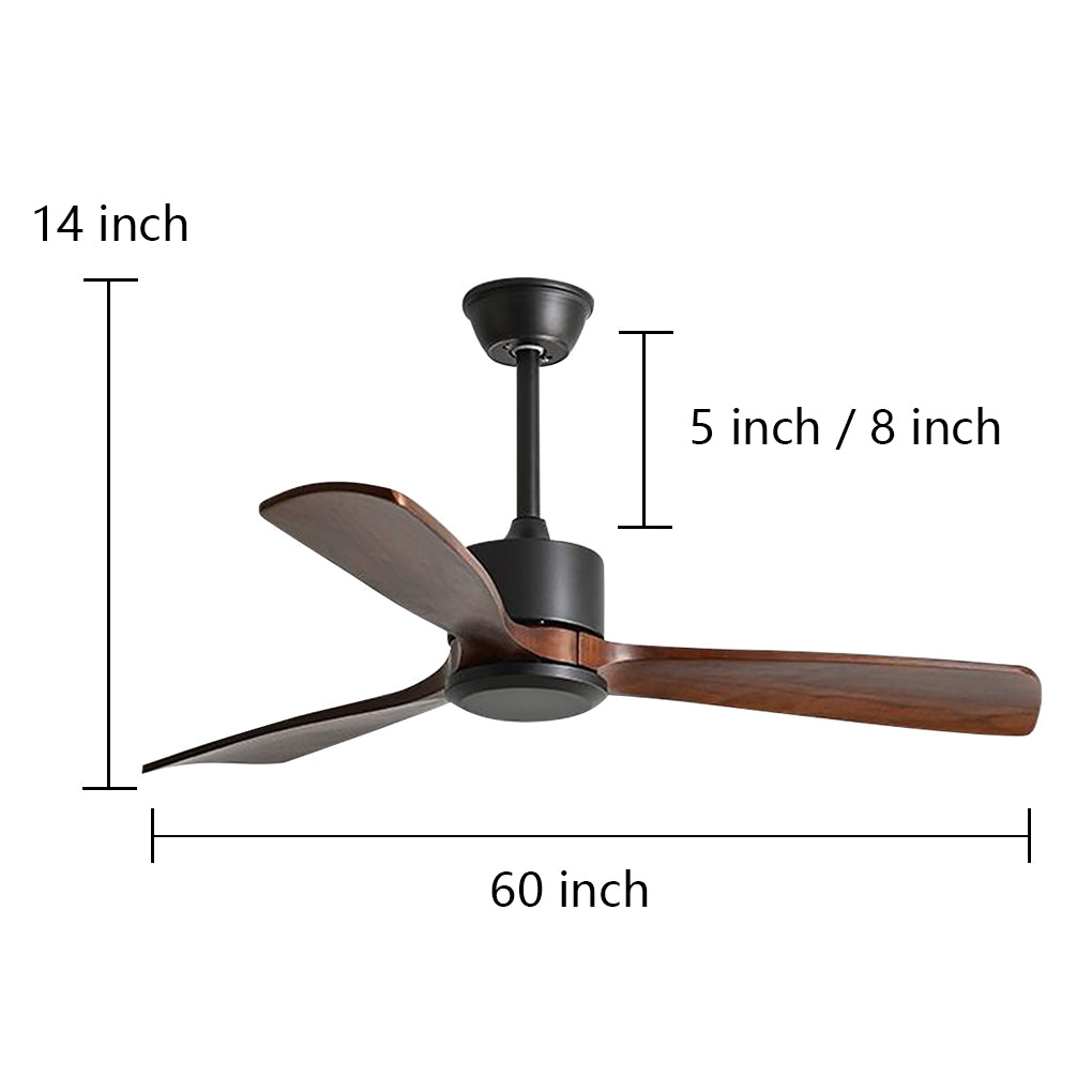 Frequency Conversion, Remote Control, Mute Ceiling Fan with Adjustable Wind Speed
