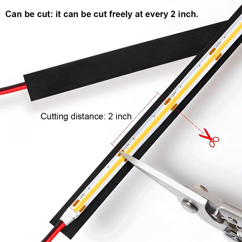 Rotatable Intelligent Dimming COB Modern LED Lighting Strips