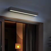 Minimalist Strip Waterproof LED Black Modern Outdoor Wall Washer Light | Dazuma