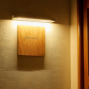 Rectangular Adjustable Waterproof LED Modern Signboard Solar Wall Lamp | Dazuma