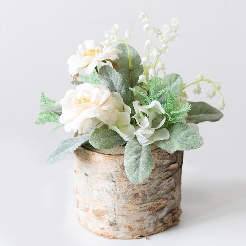 Decorative Birch Plant Pot