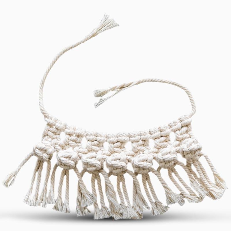 Green White Pots Decor Piece