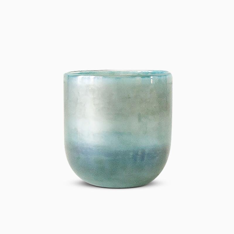 Vintage Texture Cylinder Glass Gradient Bud Flower Vases