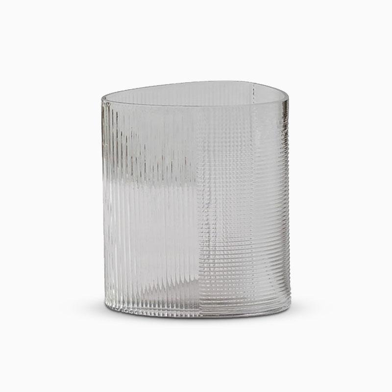 4-Piece Modern Nordic Style Cylinder Glass Vases Decorative Rose Flower Vases