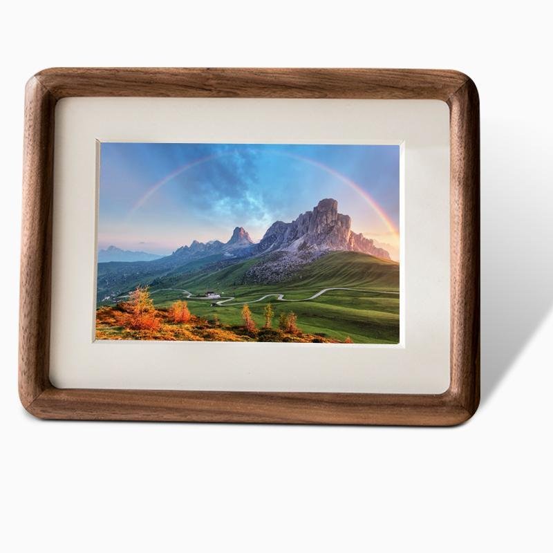4'' x 6'' Rectangular Wood Nut Brown Burlywood Picture Frames