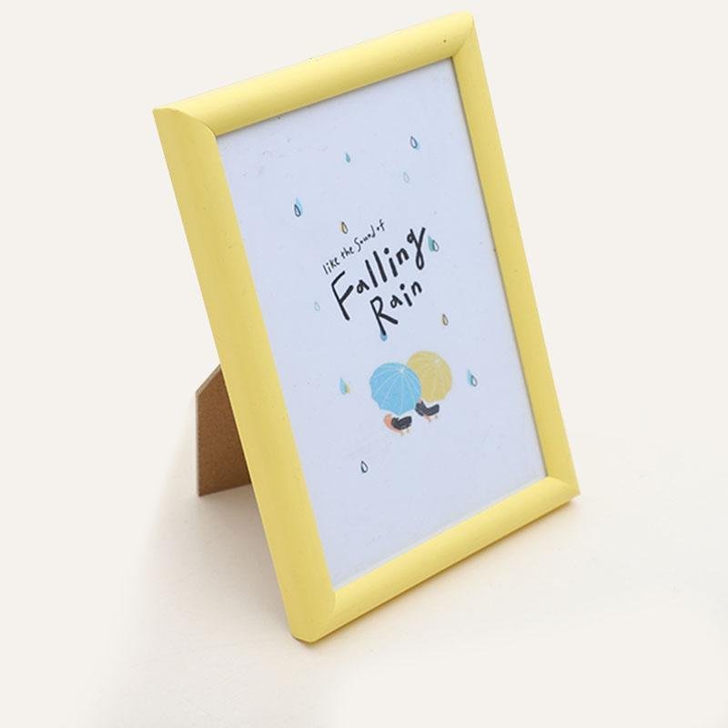 6'' x 8'' Nordic Style Rectangular Yellow Beige Picture Frames