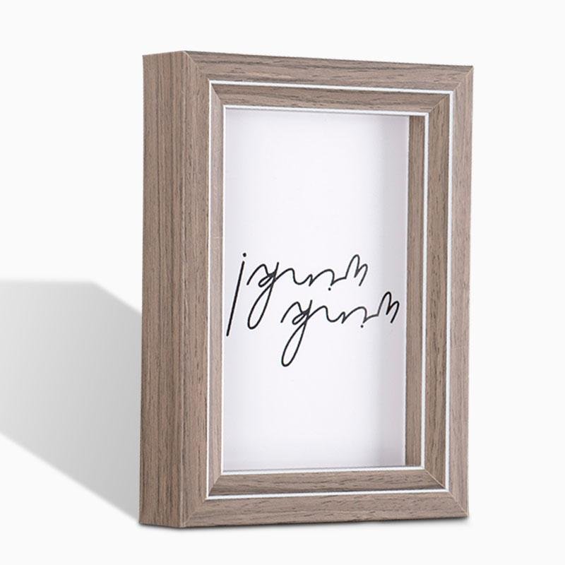 4'' x 6'' Rectangular Resin Glass Picture Frames with Desktop Wall Hanging Decoration