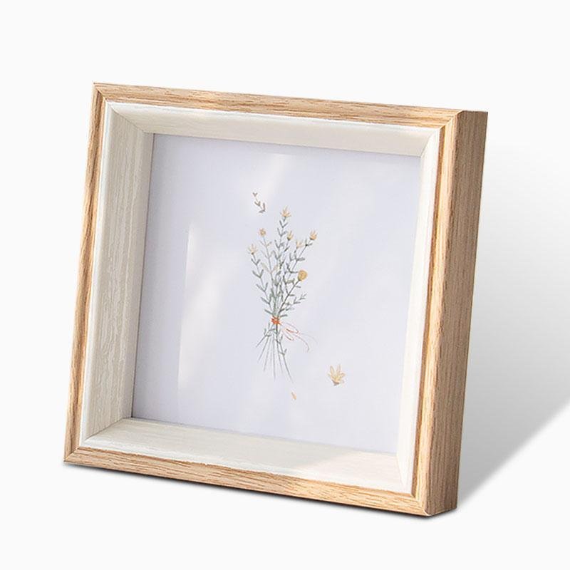 6'' Square Resin Picture Frames with Desktop Wall Hanging Decoration