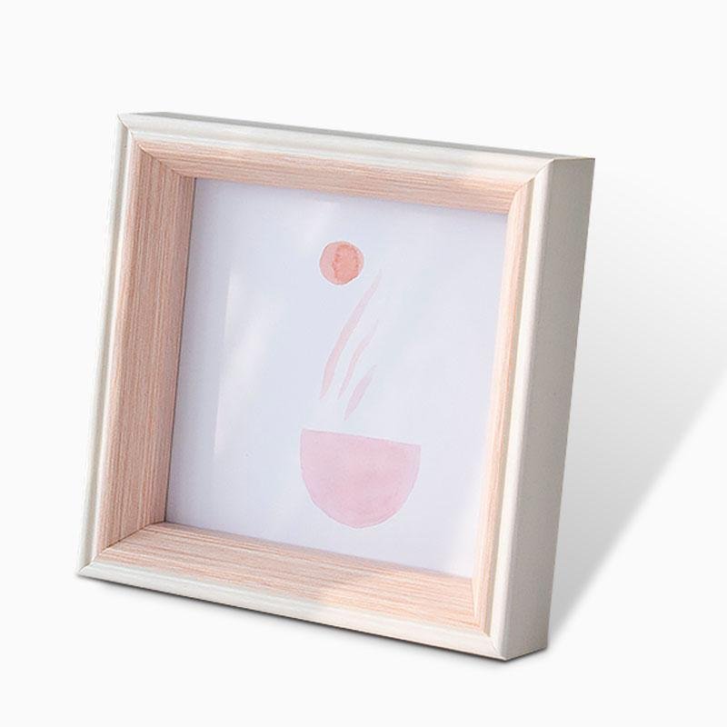 6'' Square Resin Picture Frames with Desktop Wall Hanging Decoration