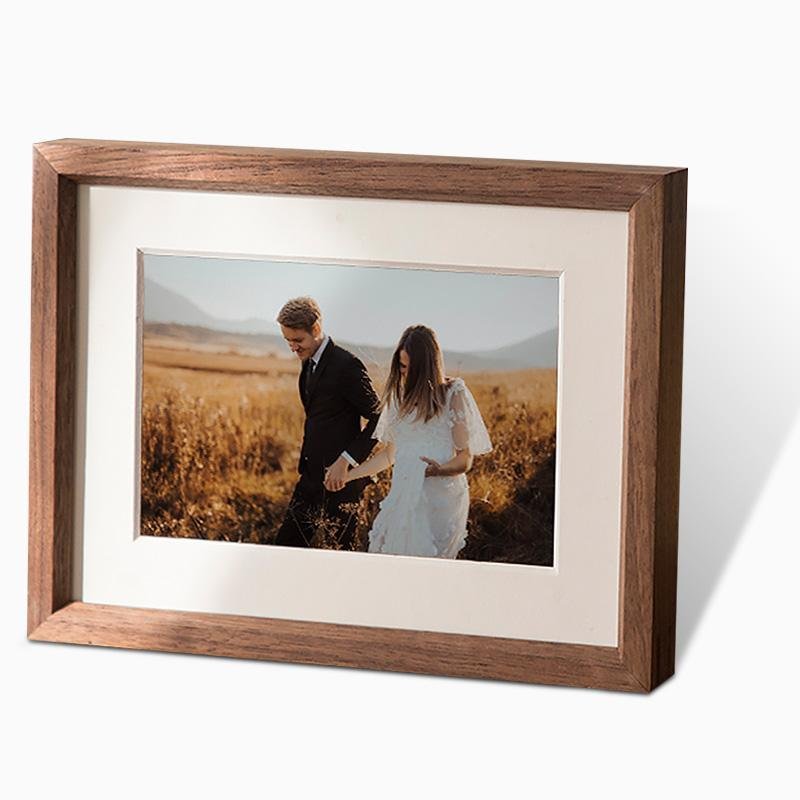 4''x 6'' Rectangular Wood Nut Brown Picture Frames