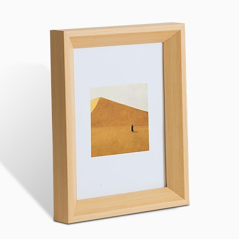 4'' x 6'' Rectangular Resin White Black Nut Brown Burlywood Picture Frames