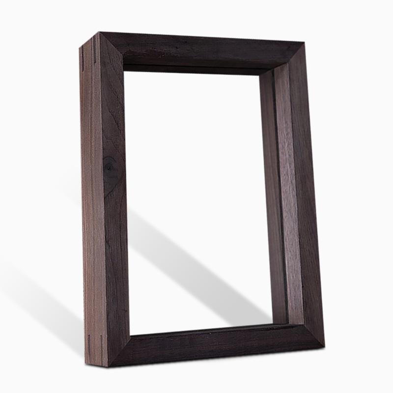 4'' x 6'' Rectangular Nut Brown Picture Frames with Desktop Wall Hanging Decoration