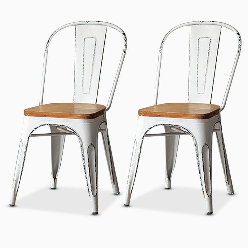 Round China Fir Coffee Tables with Iron Table Legs